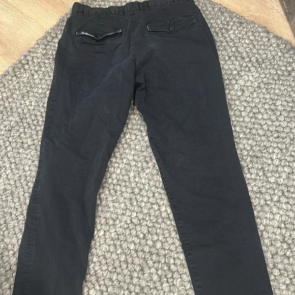 Wildfang The Ace Collection Navy Blue Trouser Khaki Pants Size Small